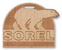 Wood Event/Golf Tags, Custom Shape (1-5 Sq. In)
