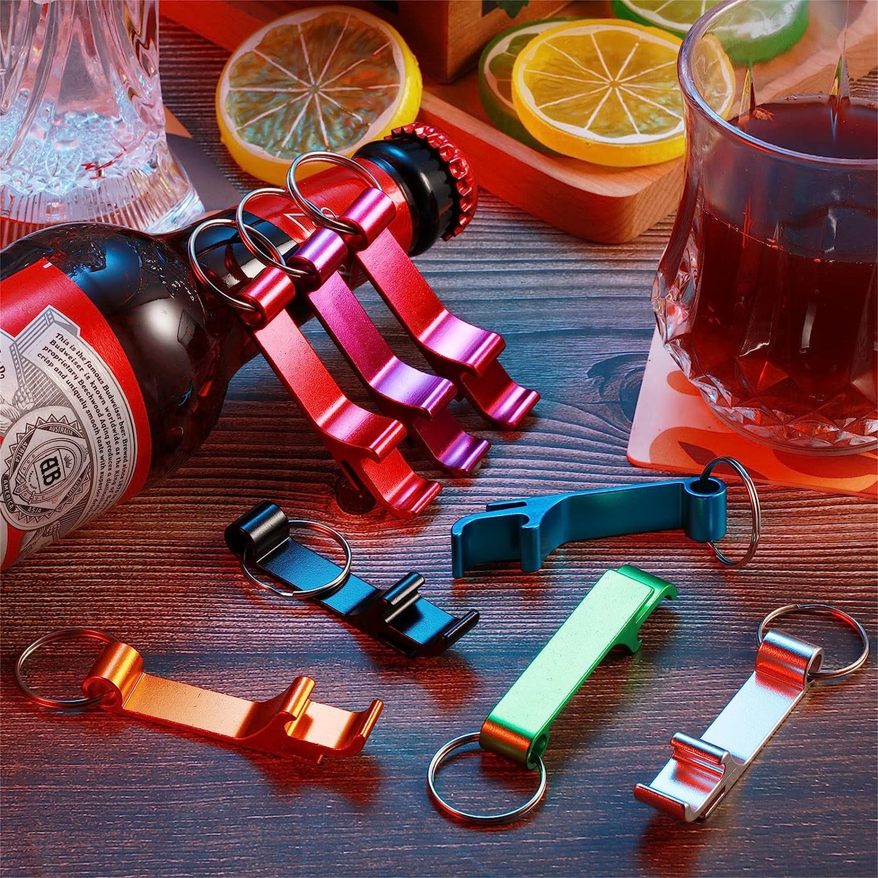 Aluminum Alloy Bottle Opener Keychain 2