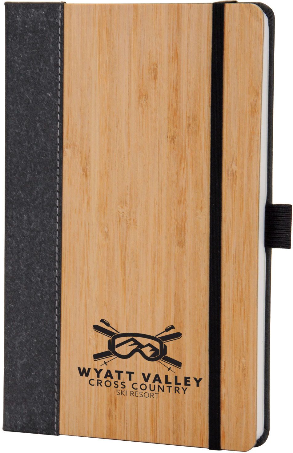 SARATOGA HORIZON BAMBOO & LEATHER JOURNAL 20