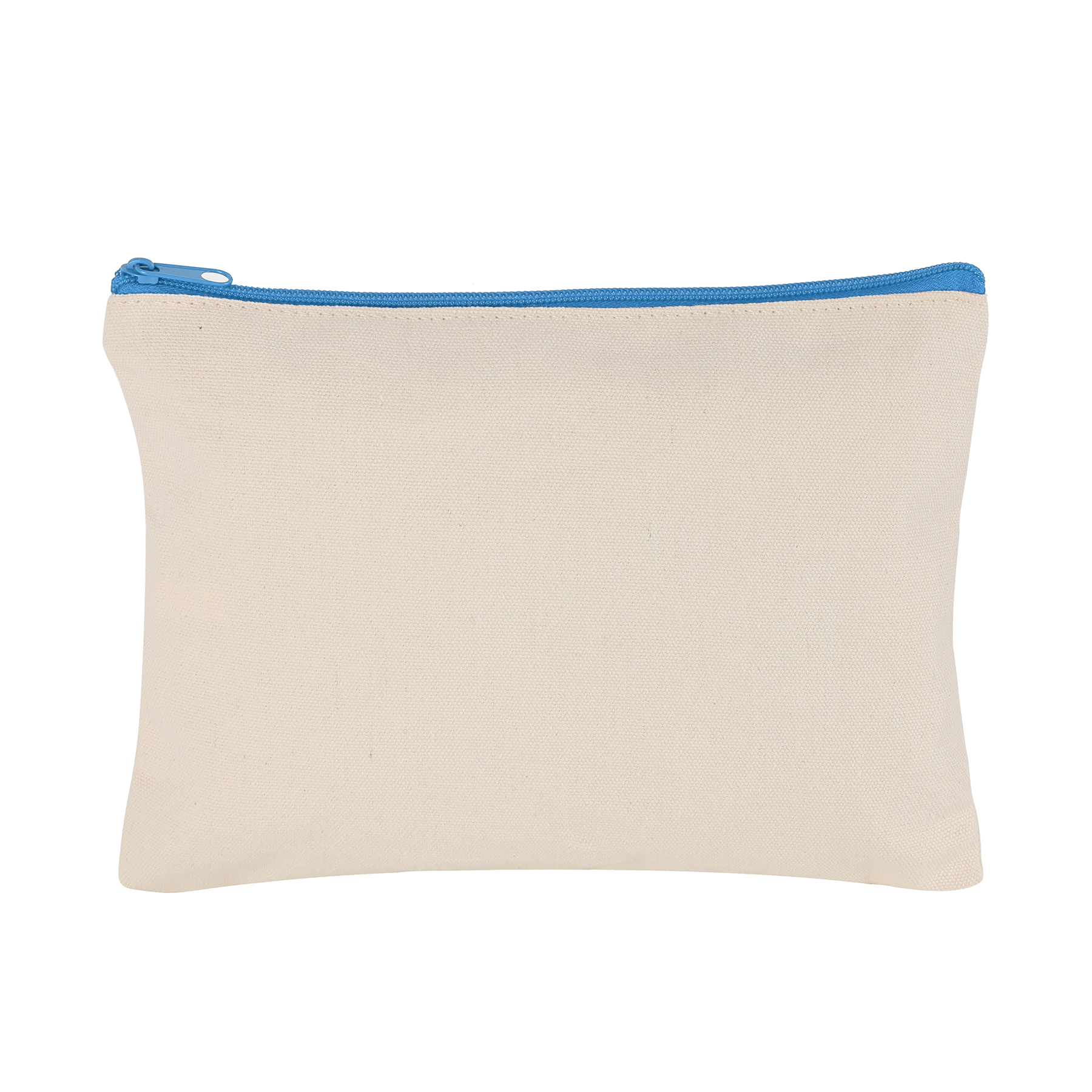 Large Travel Cotton Canvas Zip Pouch 18