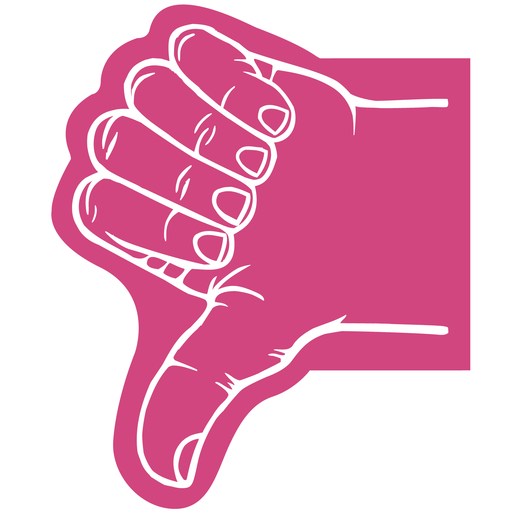 Thumb Foam Hand Mitt 7