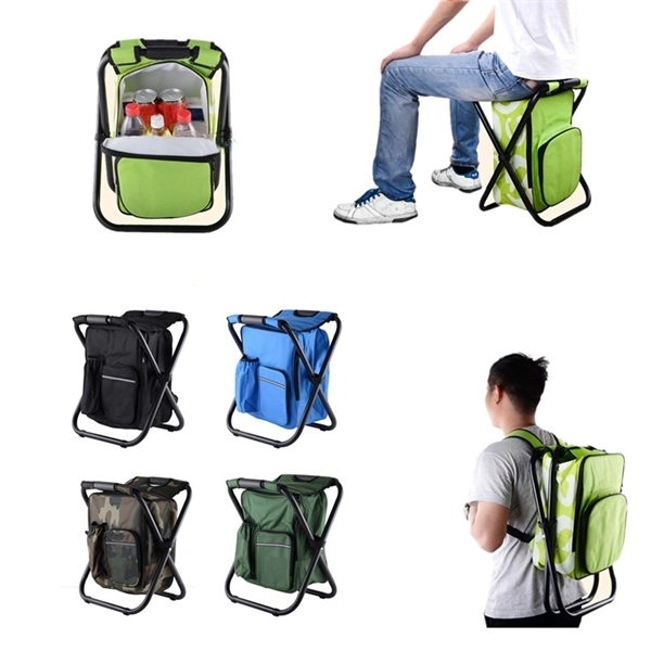 Foldable Fishing/ Beach Chair With Ice Pack 2