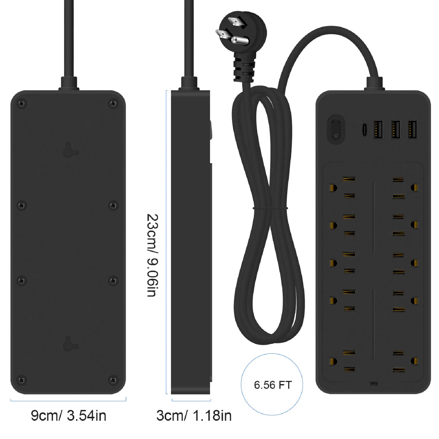 10 Outlets Protector Power Strip 2