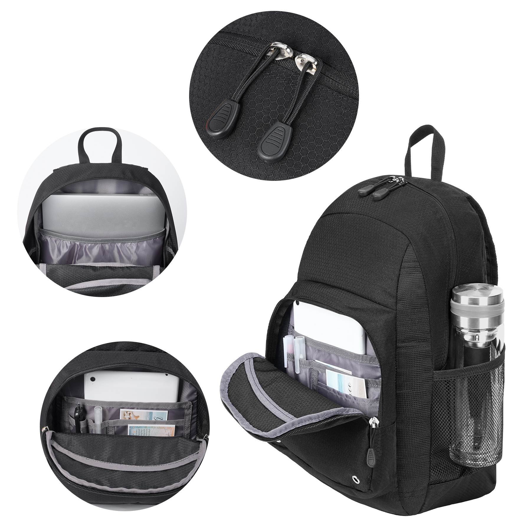 20L Water-Resistant Daily Backpack 3