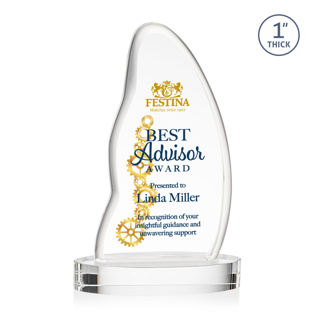 Beauford VividPrint™ Award on Base - Clear 4