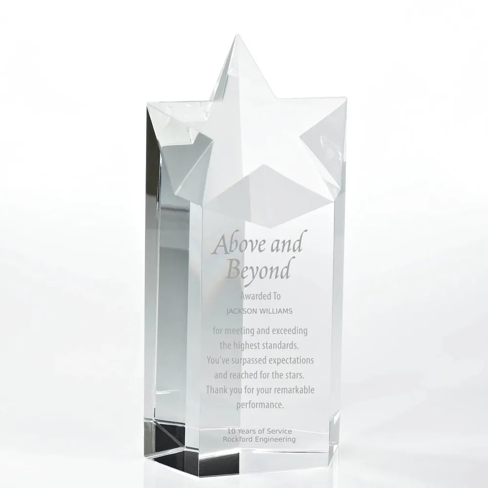 Crystal Star Pillar Award 5