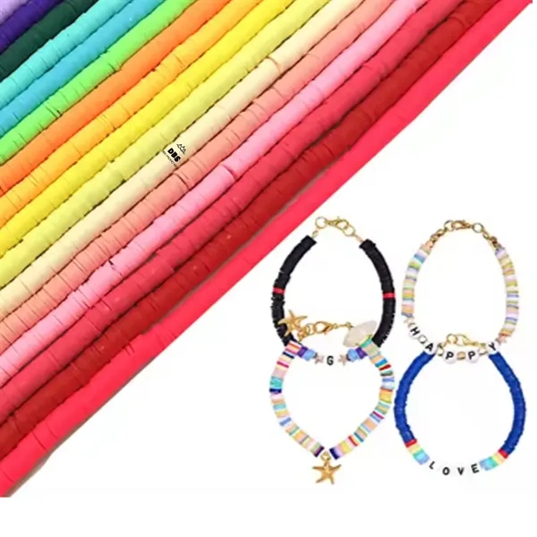 4000pcs Clay Beads for Jewelry Bracelet DIY Craft Kit