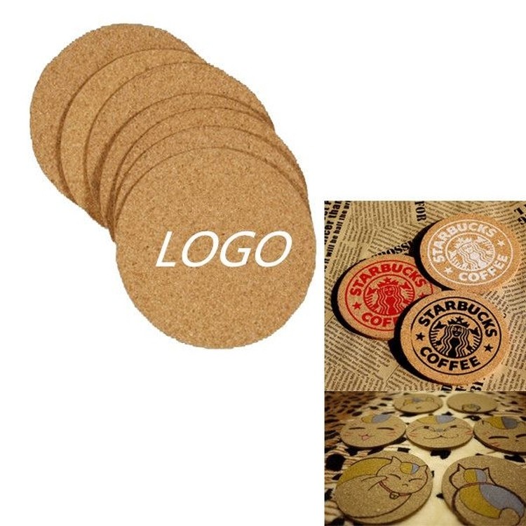 Round Cork Coaster 2