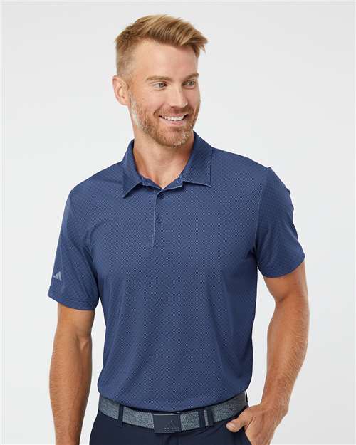 Men's Ultimate365 Diamond Dot Print Polo - A498 37
