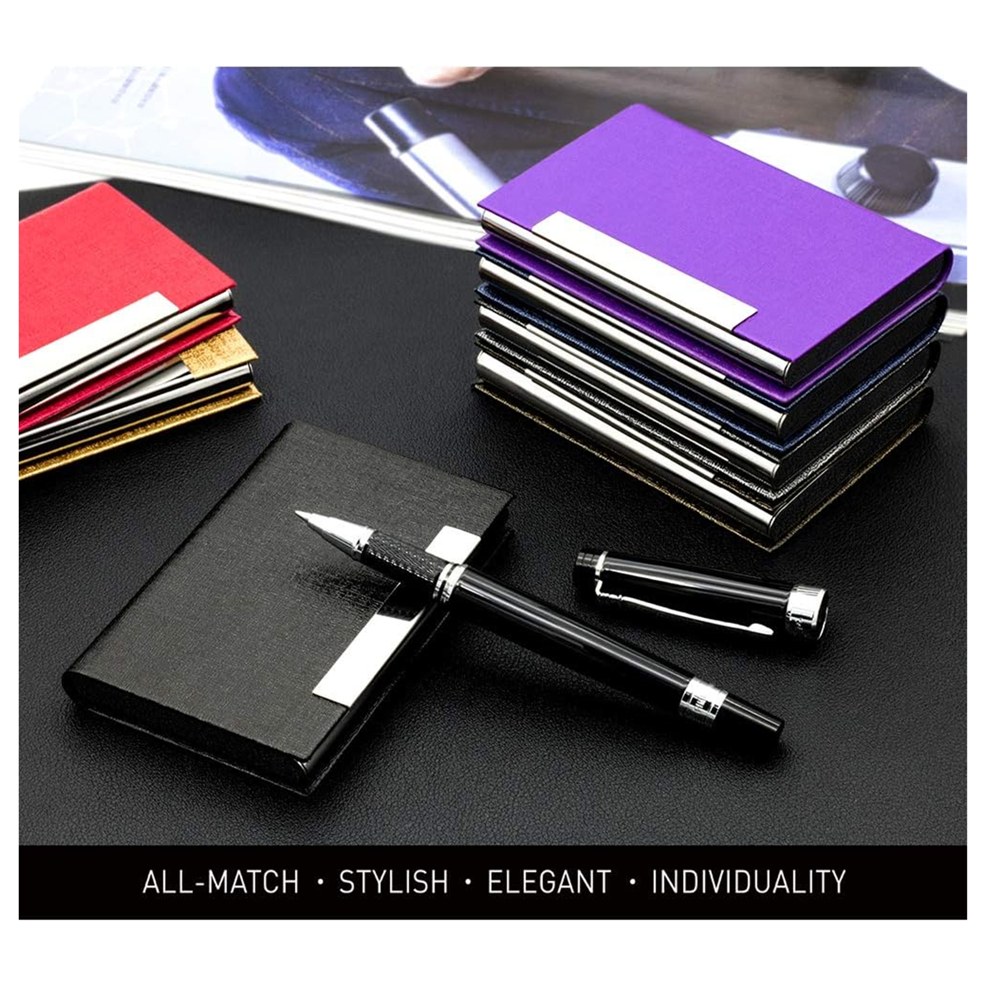 Slim Wallet Business Card Case Credit Card Holder 4