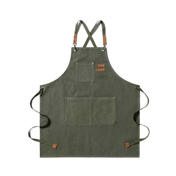 Canvas Work Apron with Heavy Duty Utility Tool Belt 20