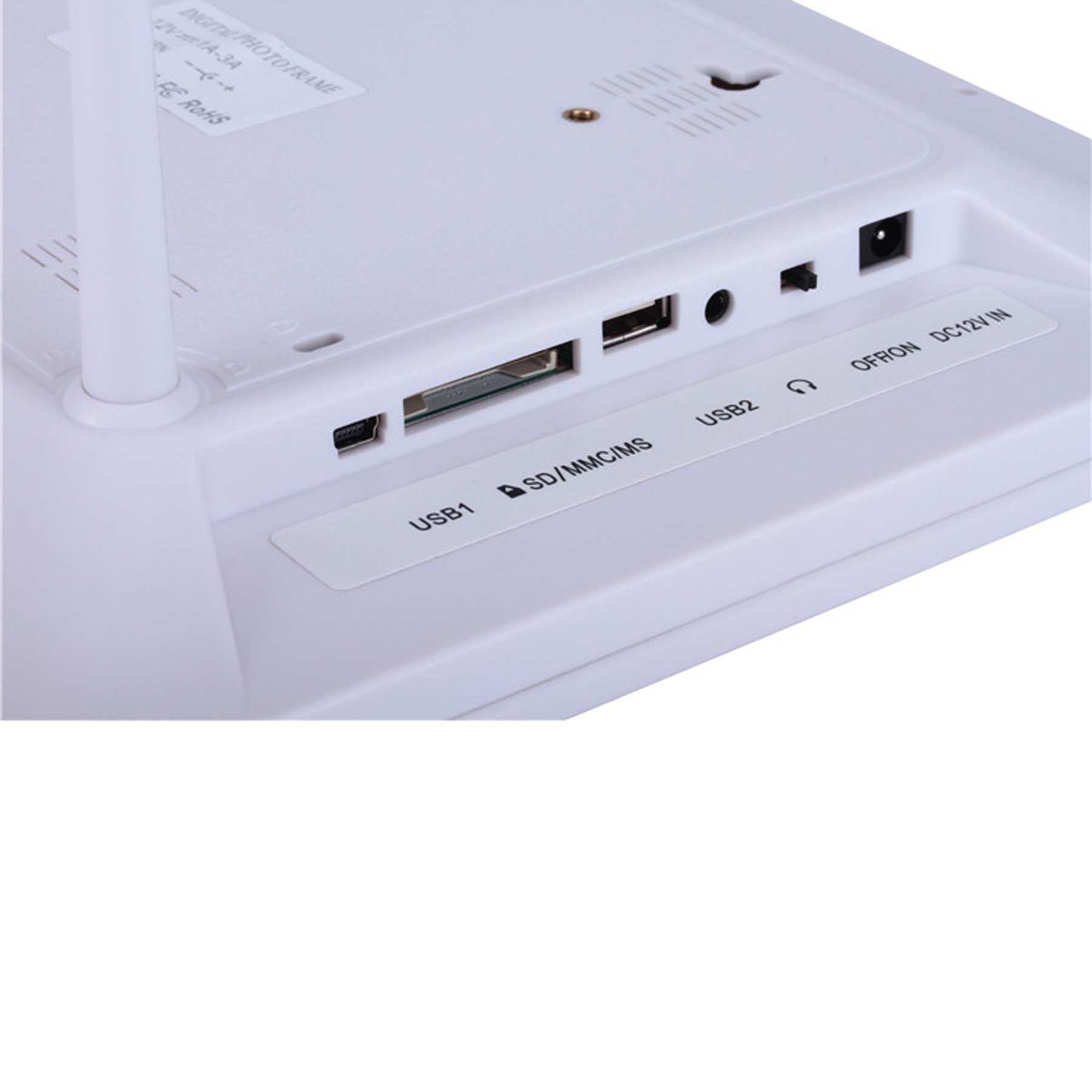 12" Digital Picture Frame – Slideshow, Video & Music Playback 2