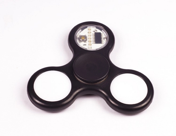 Pre-programmed LED Custom Message Light Up Fidget Spinner 6