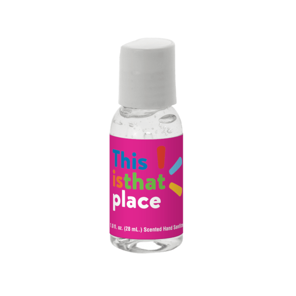 1 oz. Clear Sanitizer in Round Bottle 11