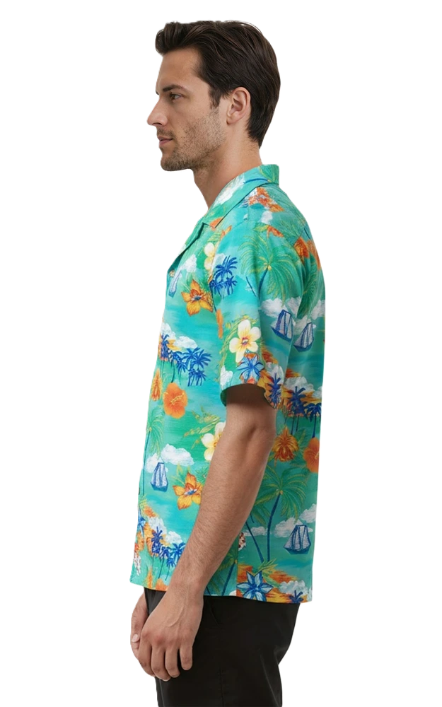 Tropic Print Camp Shirt 7