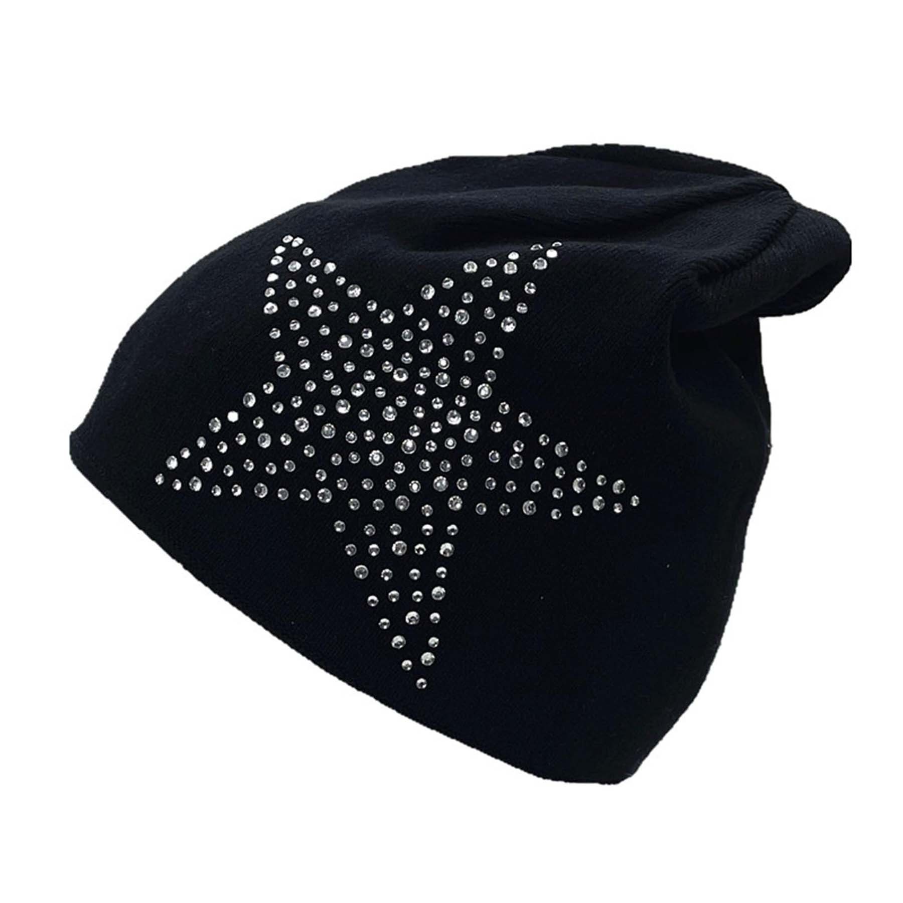 Women Winter Warm Beanie Star Hat 4