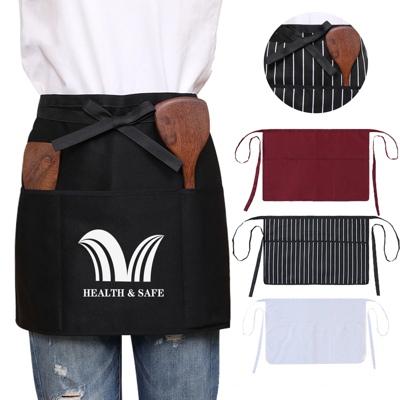 Short Style Simple Bust Apron 2
