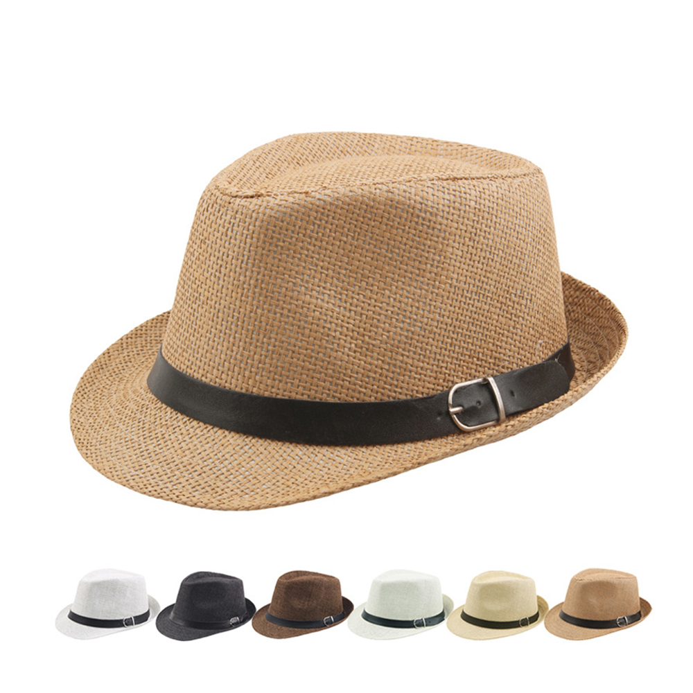Summer Beach Fedora Straw Cowboy Hats 4