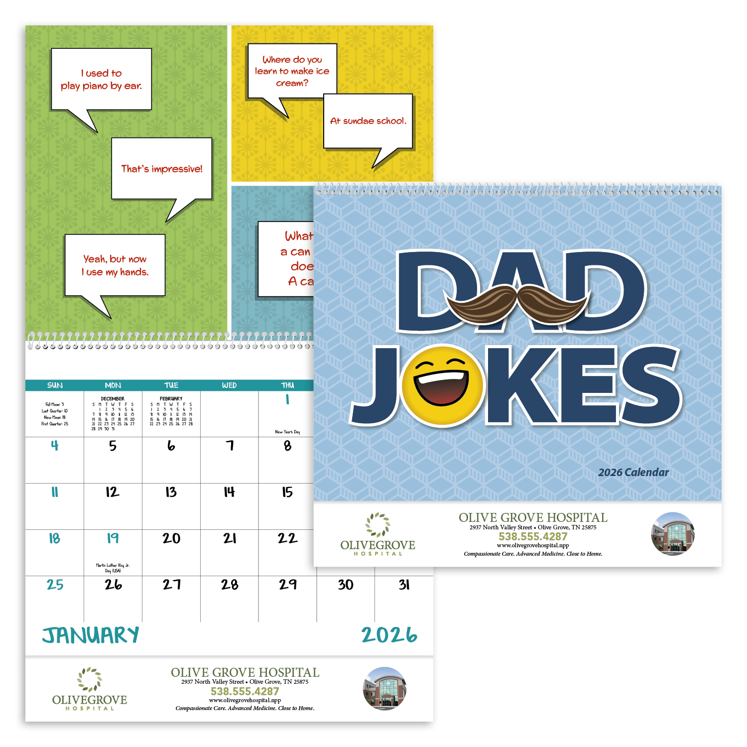 Good Value™ Dad Jokes - Spiral Calendar 3