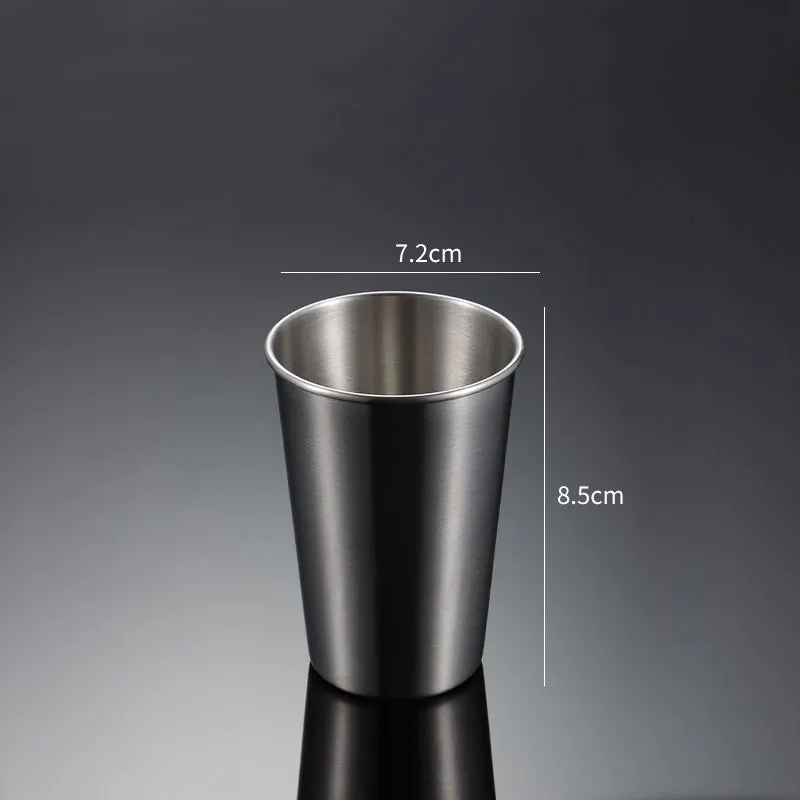 16oz Reusable Rainbow Stainless Steel Cup 4