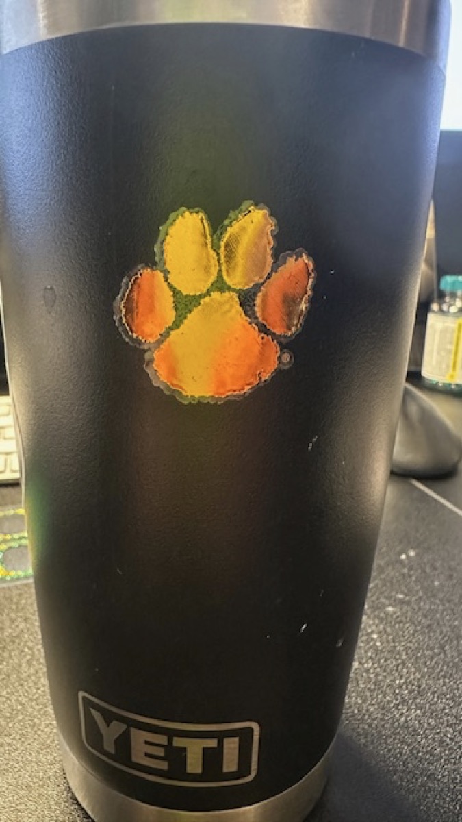 Metallic Waterless Peel & Stick Tattoo - 1.25" 1