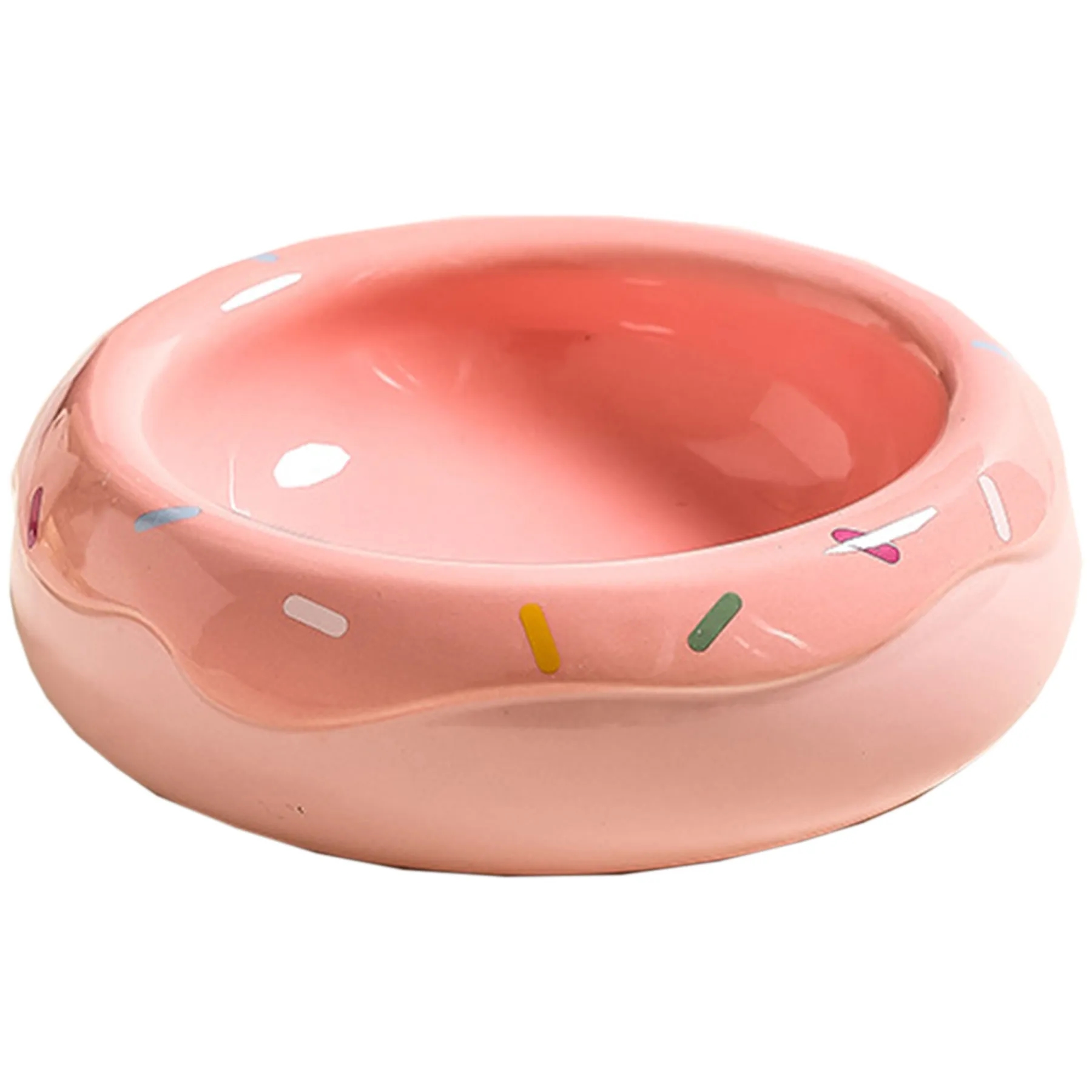 Ceramic Slanted Cat Food Bowl 5