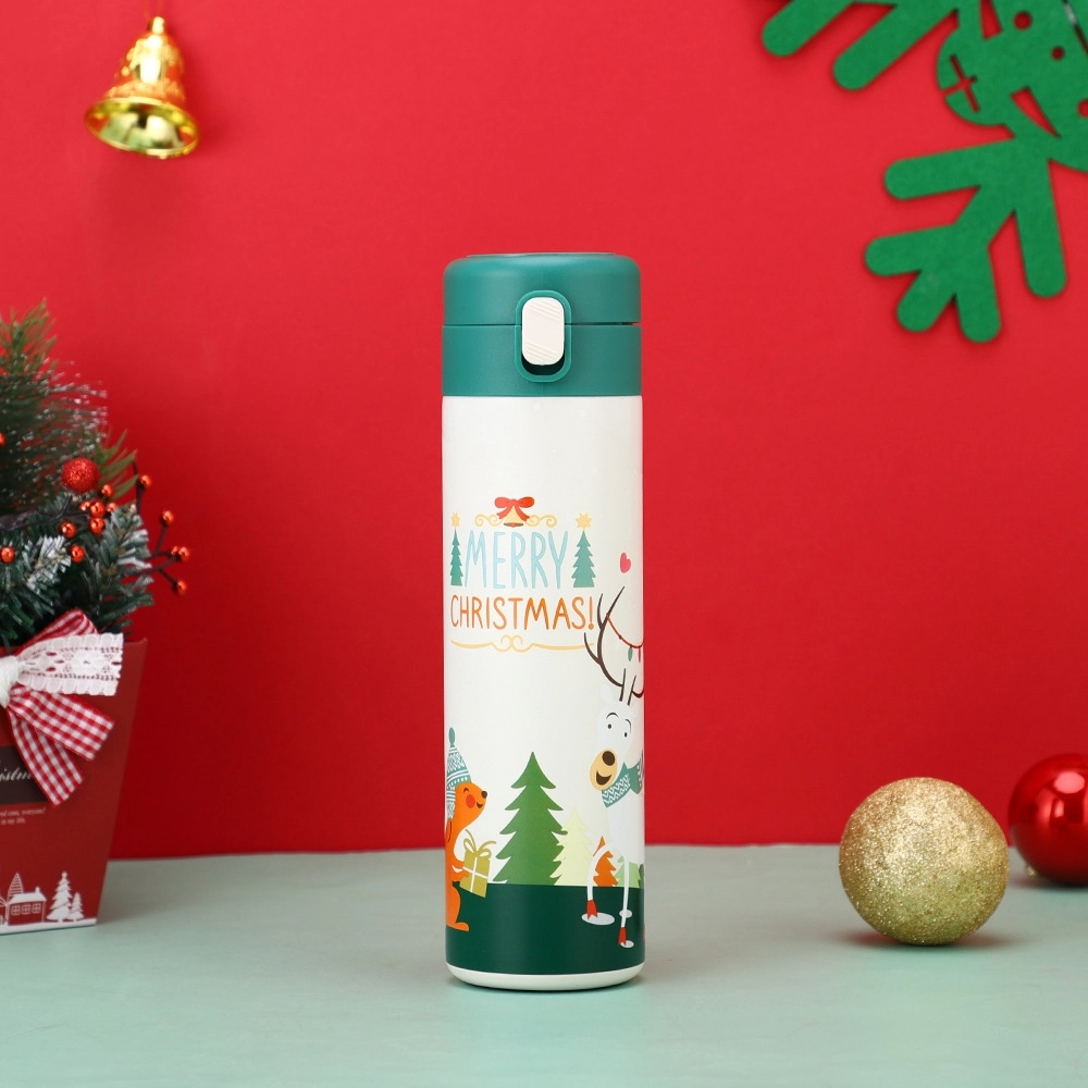 Christmas Stainless Steel Vacuum Insulated Water Bottle, custom water bottle with logo imprint 2