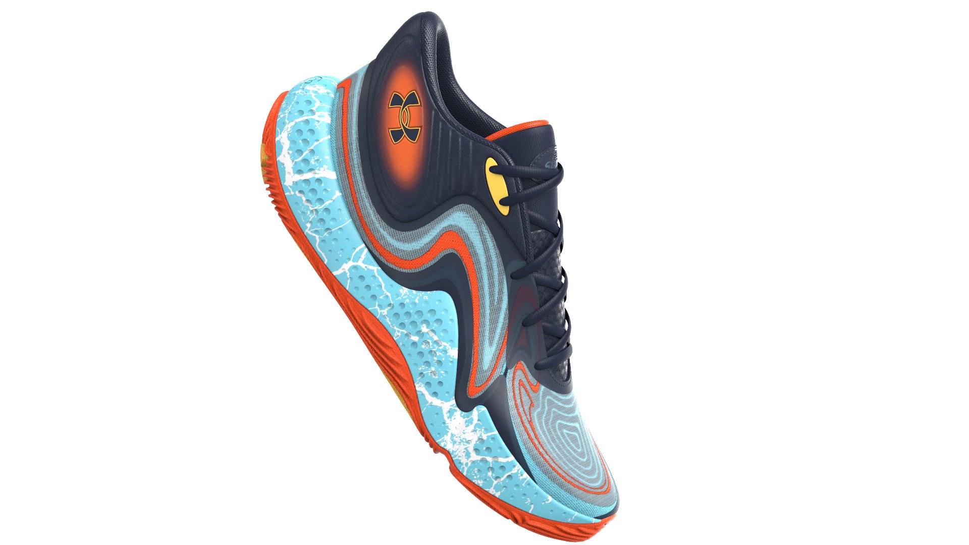 UA Spawn 6 Mid E24 Unisex Basketball Shoes 2