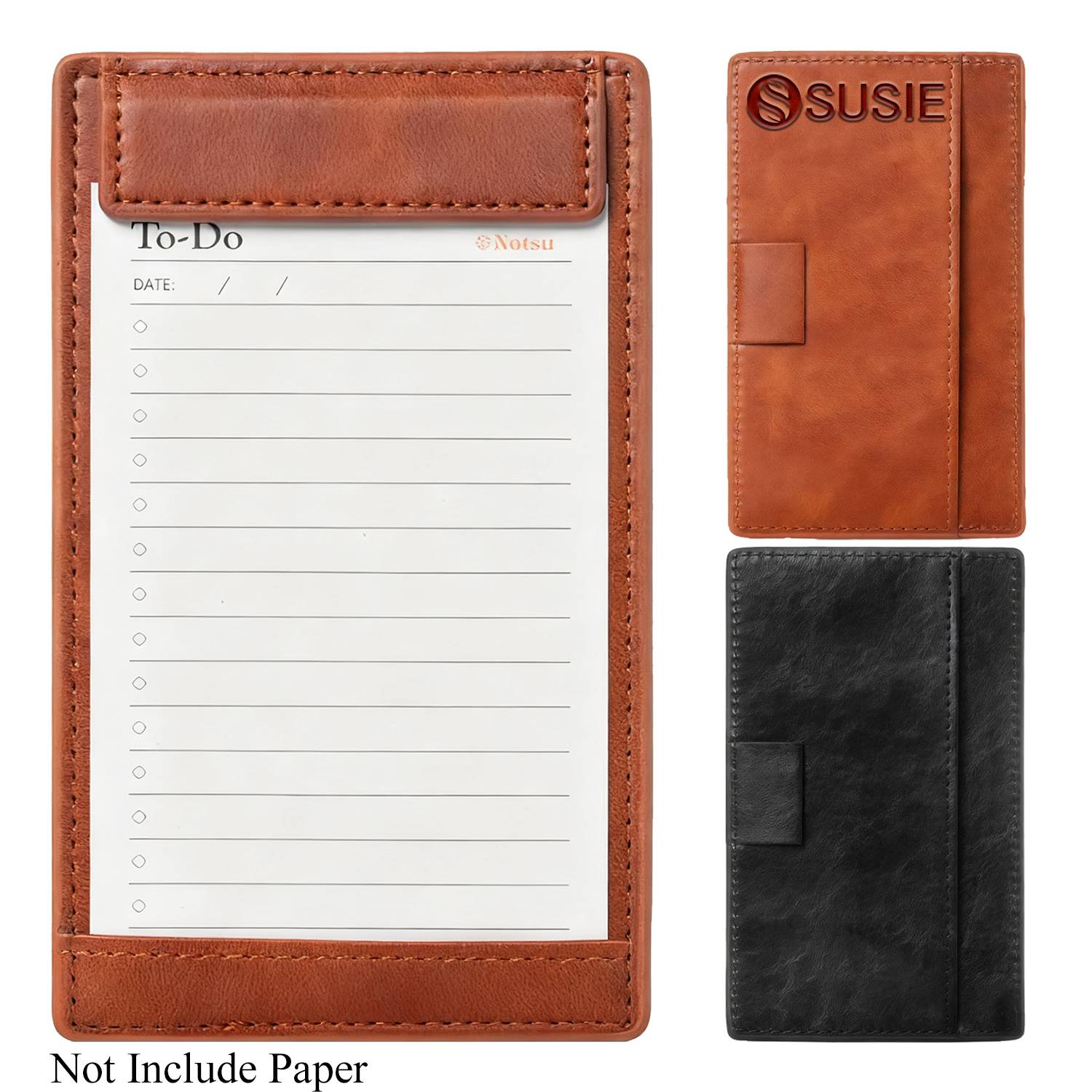 PU Leather Writing Clipboard 2