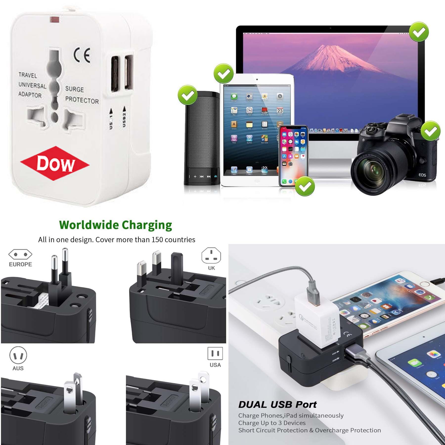 iBank ® Universal Travel Adapter, International Power Adapter 2