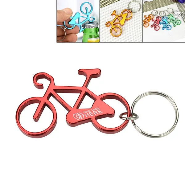 Bicycle Shape Bottle Opener Keychains 3