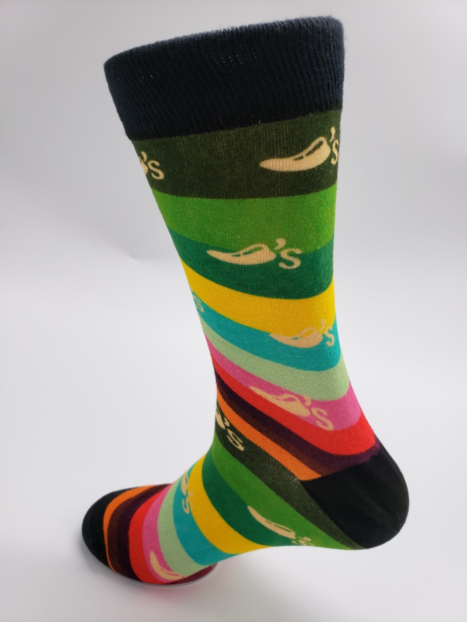 Luxury 360 degree Seamless DTG Full Color Bamboo or Cotton Dress Socks 4