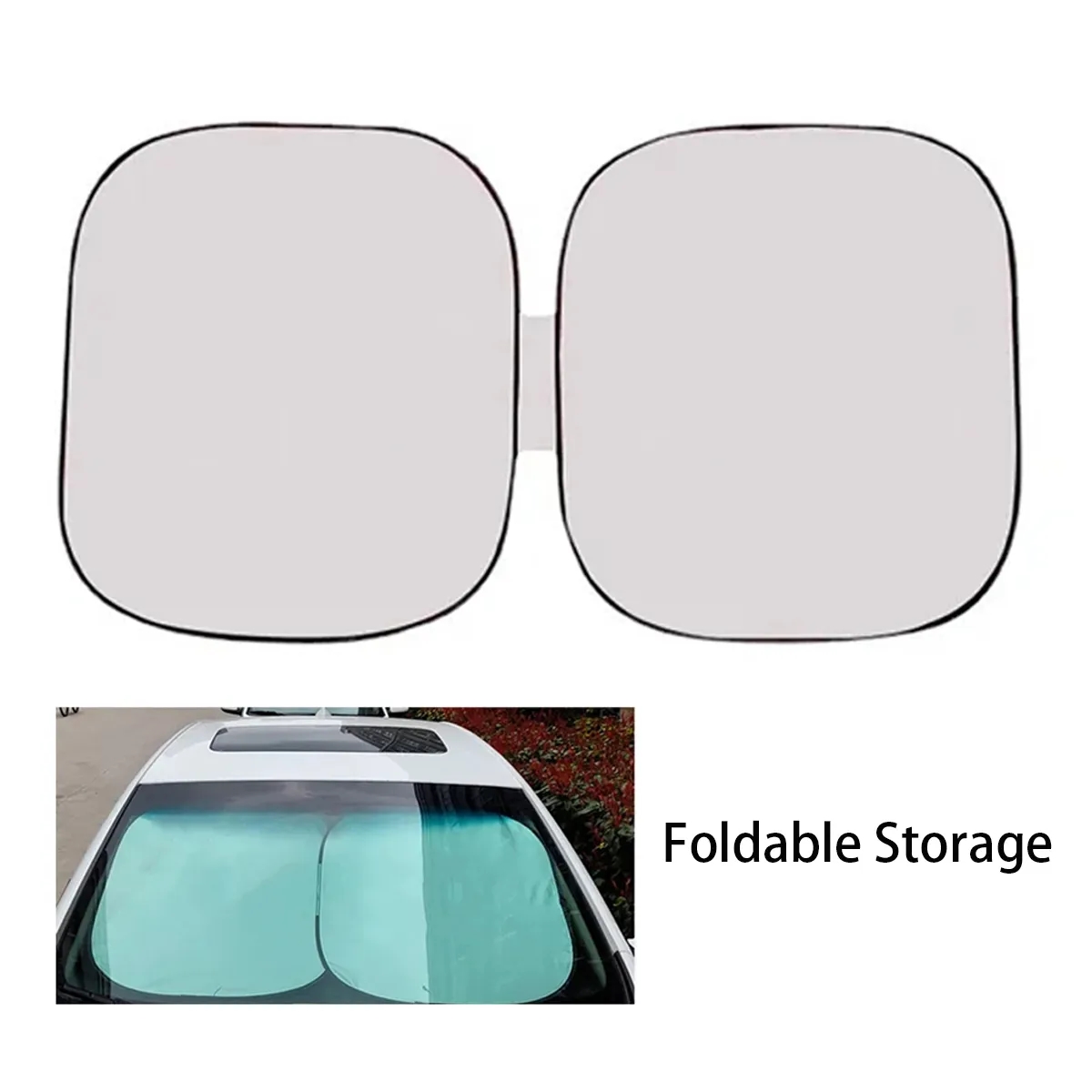 Car Window Windshield Block UV Rays Sunshade Sun Visor 2