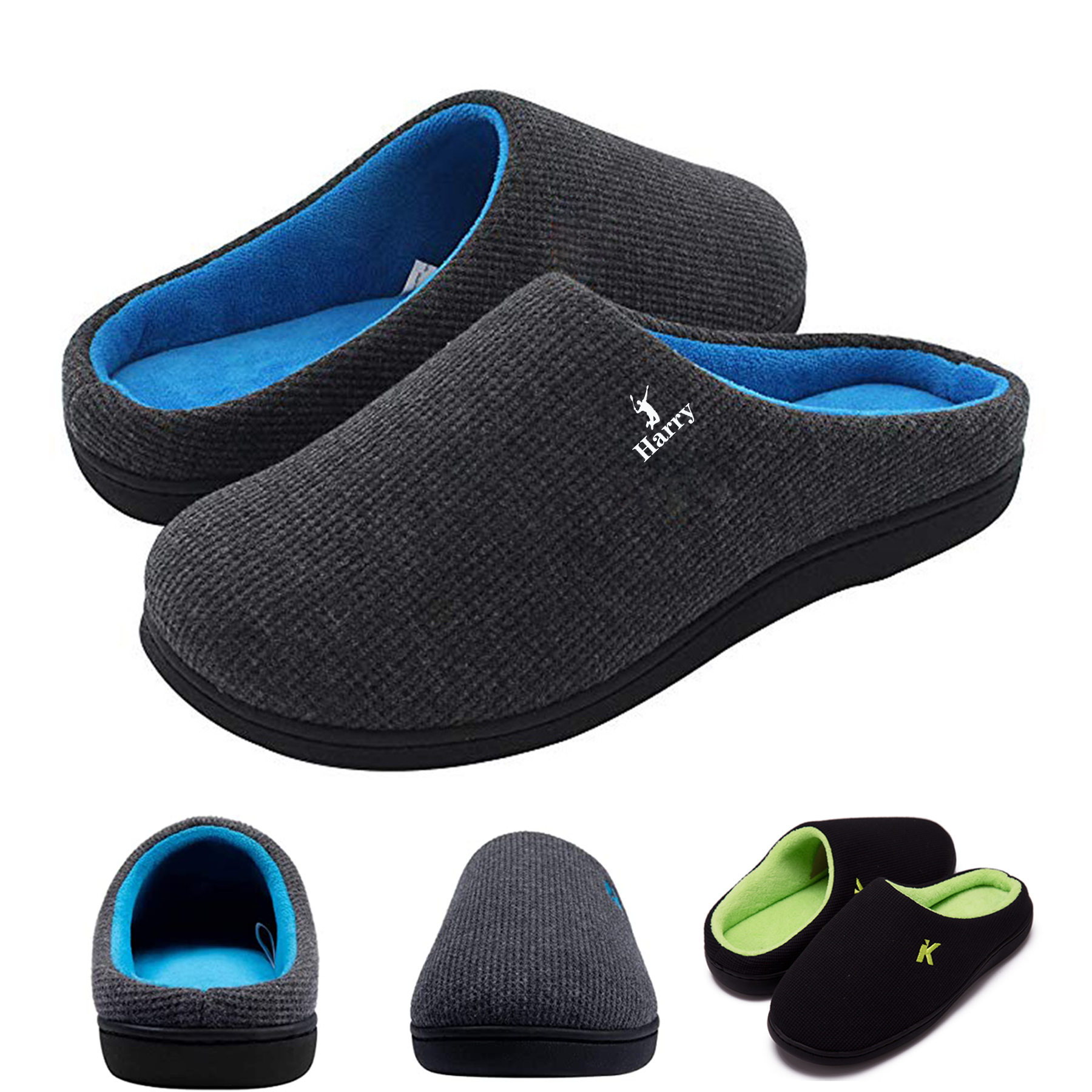 Original Two Tone Memory Foam Slipper 2