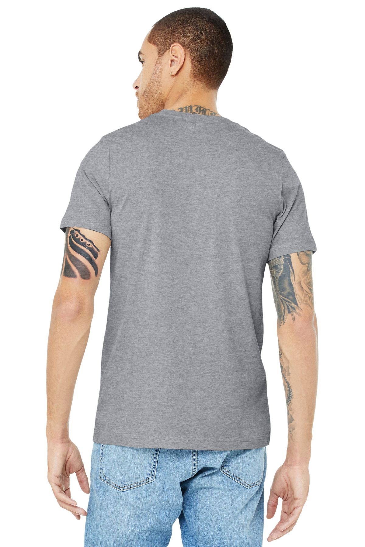 BELLA+CANVAS Unisex Heather CVC Short Sleeve Tee. BC3001CVC 154