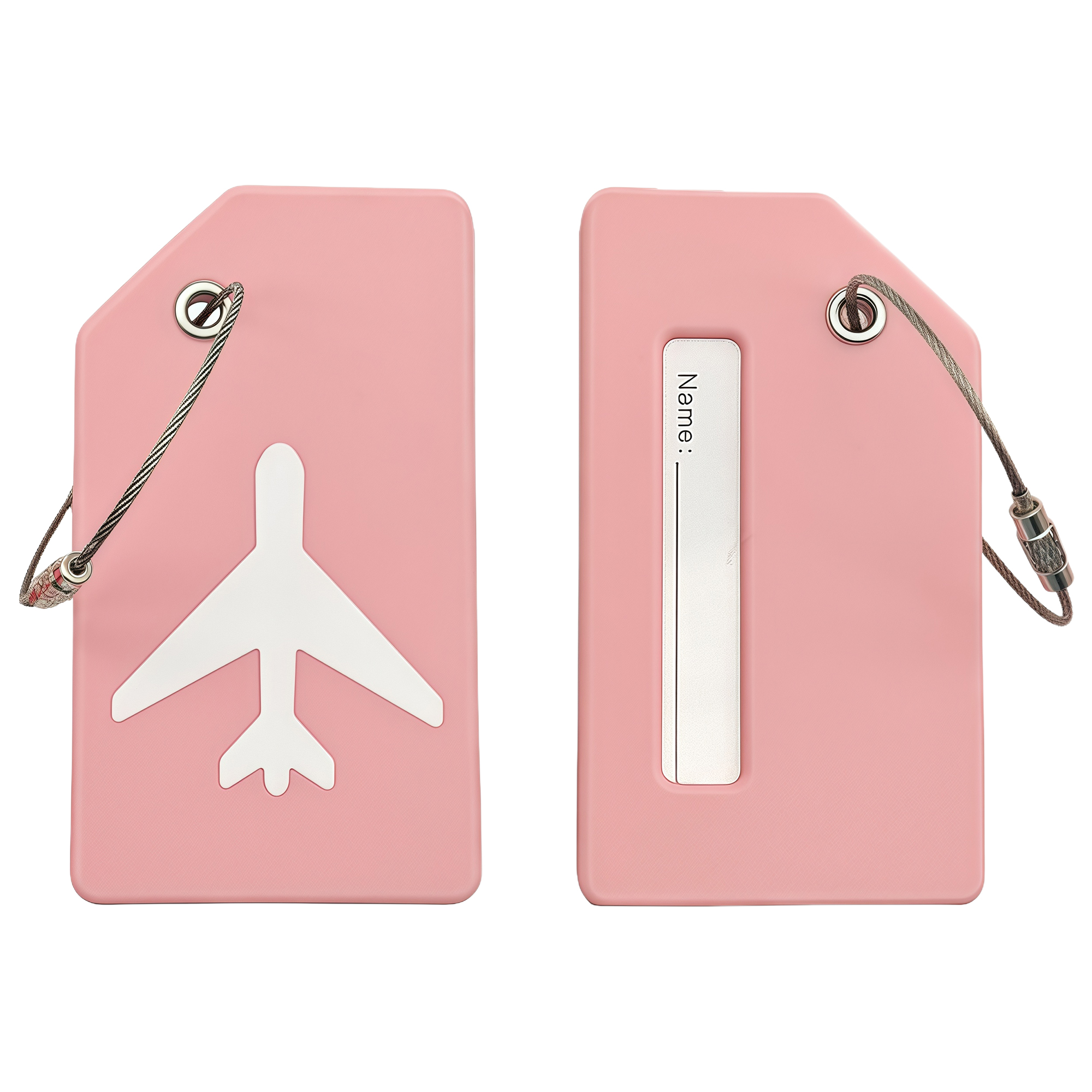 Durable Silicone Luggage Tag with Card Slot 6