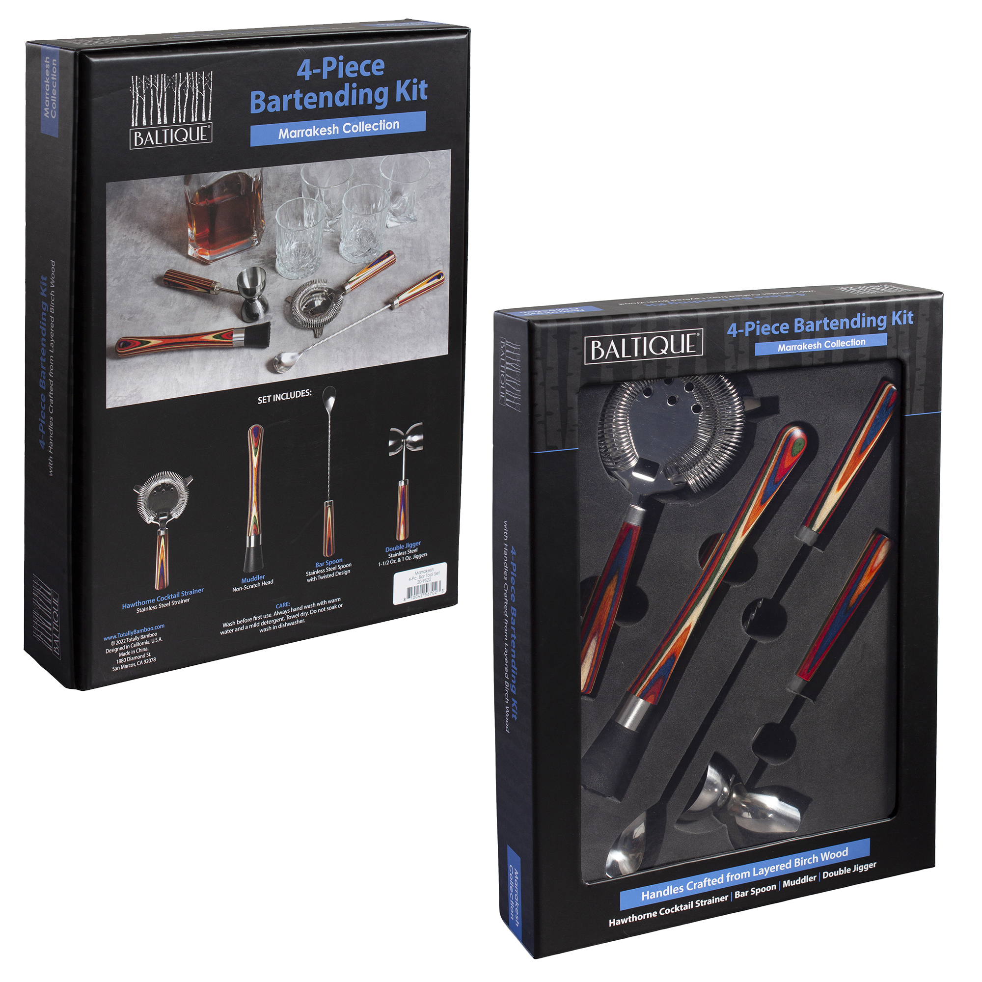 Baltique® Marrakesh 4-Pc Bar Tool Set 8