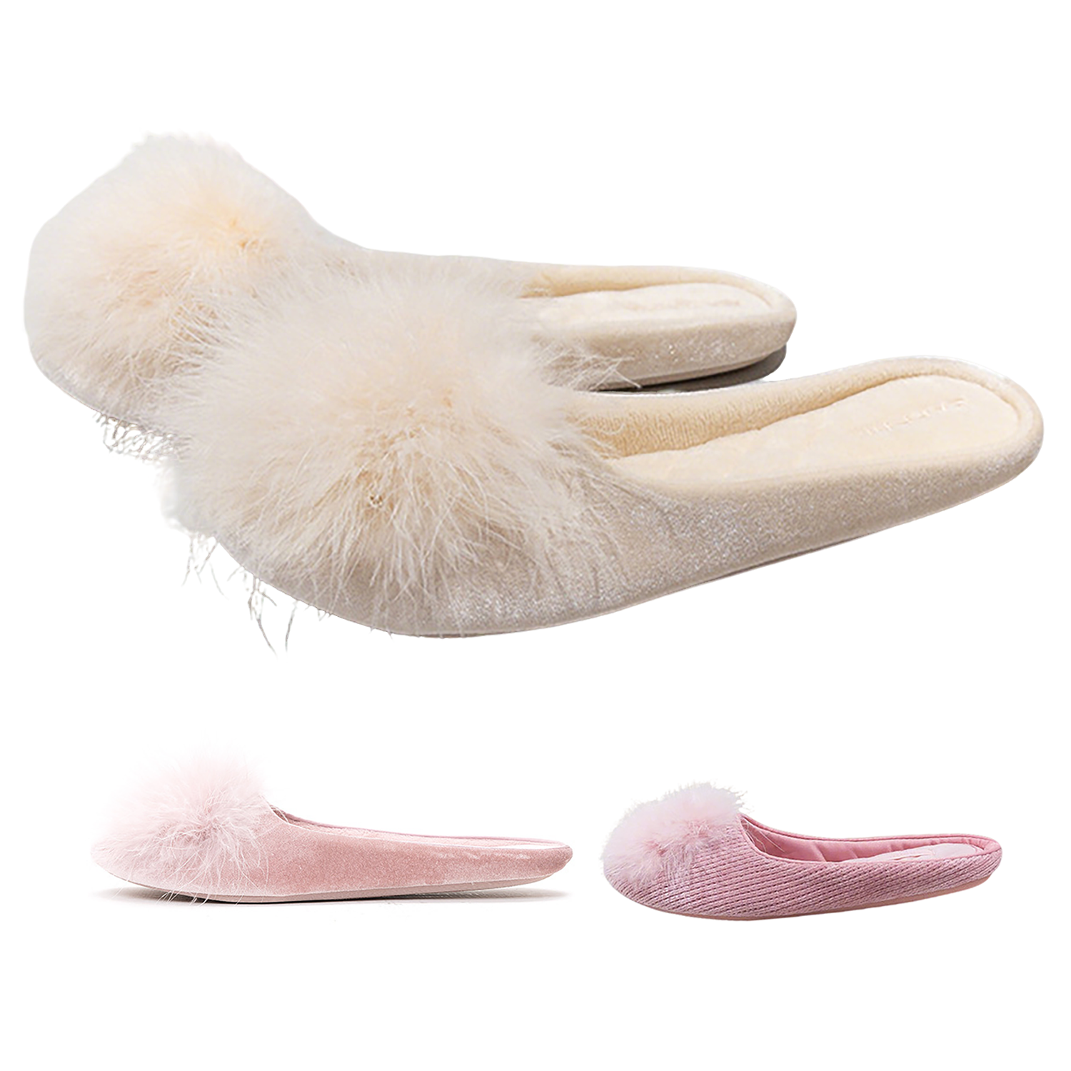 Soft Plush Non Slip Indoor Slippers 4