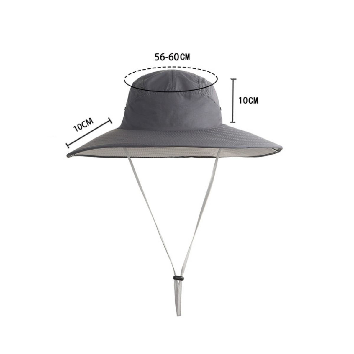 Outdoor Sun Protection Boonie Hat with Adjustable Chin Cord 4