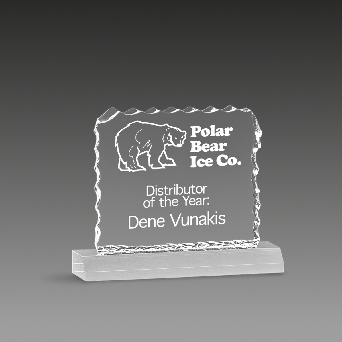 Corporate Cracked Ice Award (7"x6") 1