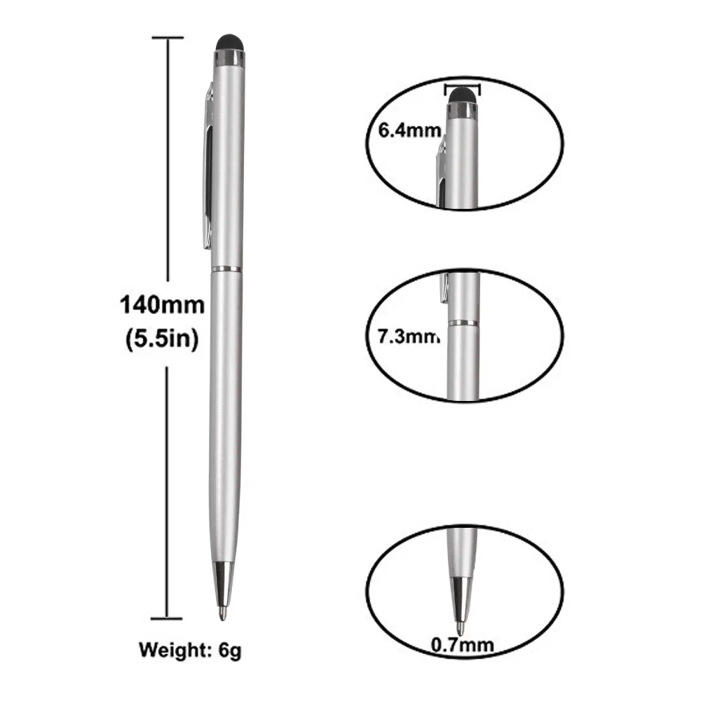 Universal 2 in 1 Stylus Ballpoint Pen 2