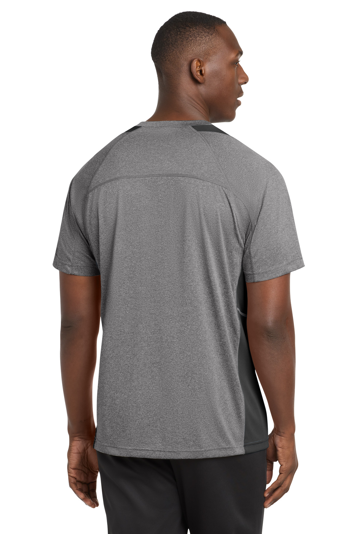 Sport-Tek Heather Colorblock Contender Tee. ST361 36