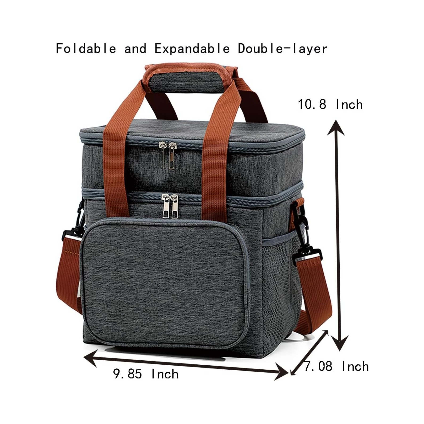 Lunch Bag with Handle and Shoulder Strap 2