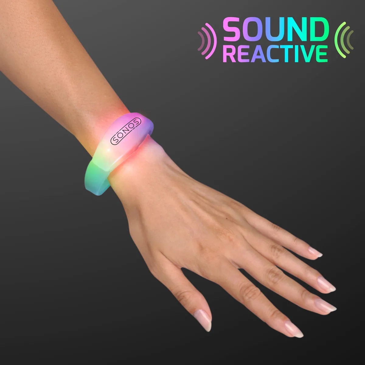 Sound Activated Light Up LED Flashing Bracelets 36