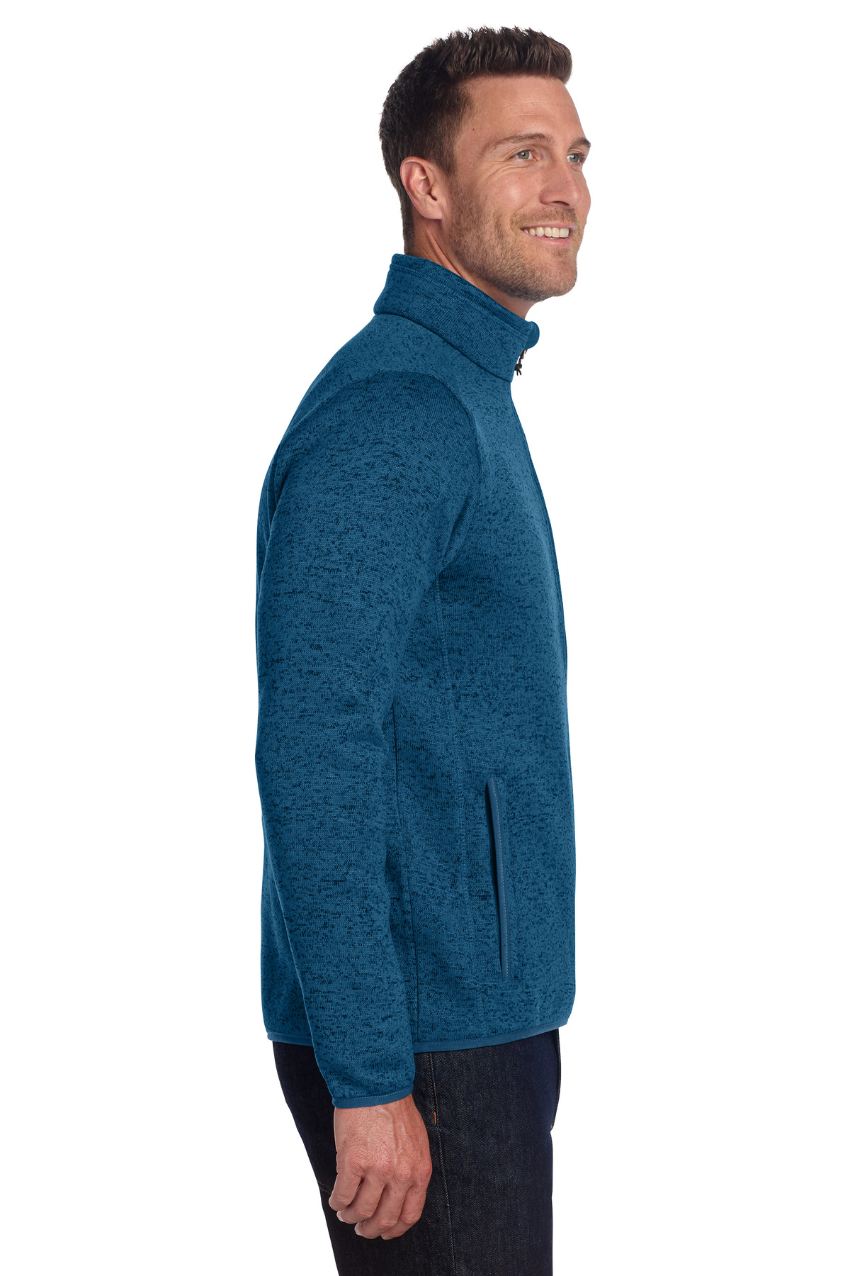 Port Authority Sweater Fleece Jacket. F232 43