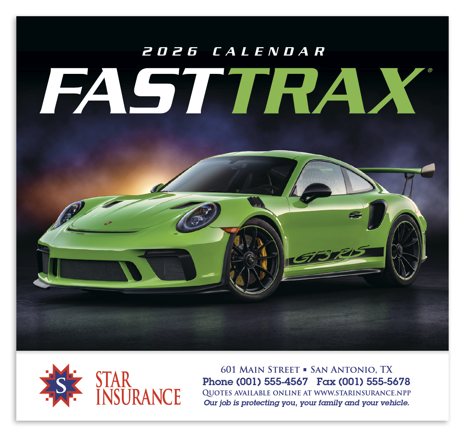HotLine® Products Fast Trax® Appointment Calendar - Stapled 53