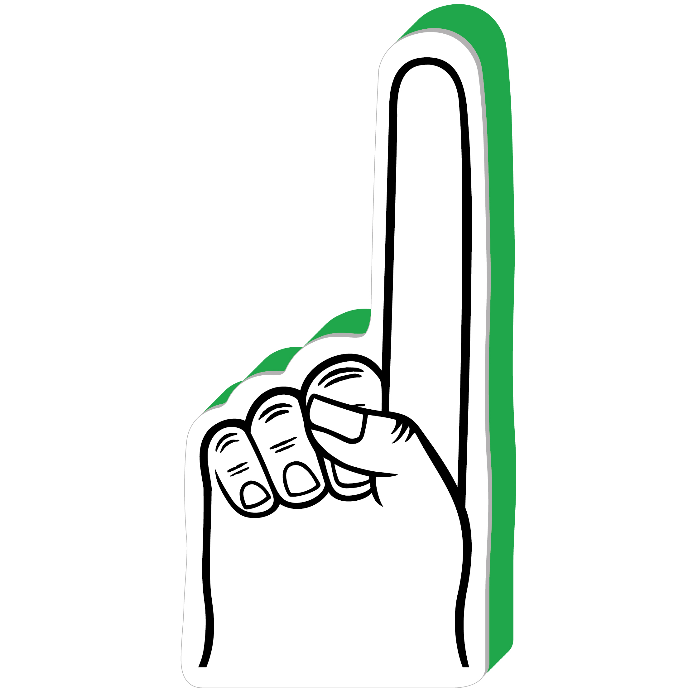 16" Signature Foam Hand 4