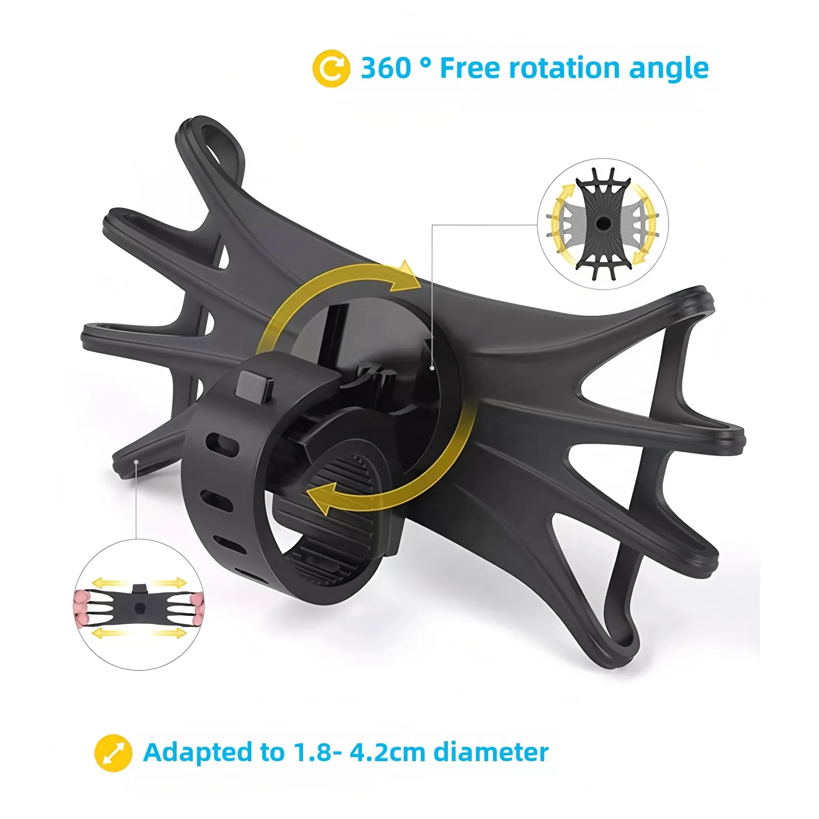 Wholesale Bike Phone Mount Shockproof Waterproof for Delivery Riders Scooters 6