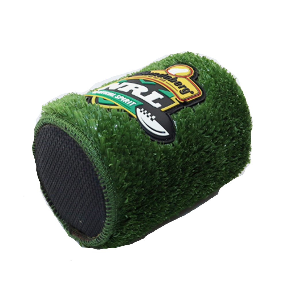 Artificial Grass Can Cooler, custom koozie with logo imprint 4