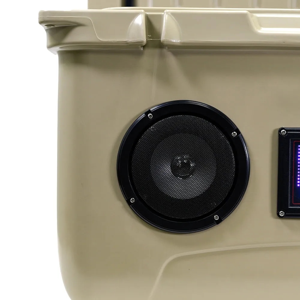 37 Quart Hard Cooler Box with Built-In Bluetooth Speakers 5